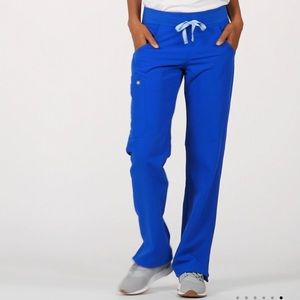 FIGS Kade Cargo Scrub Pants straight leg